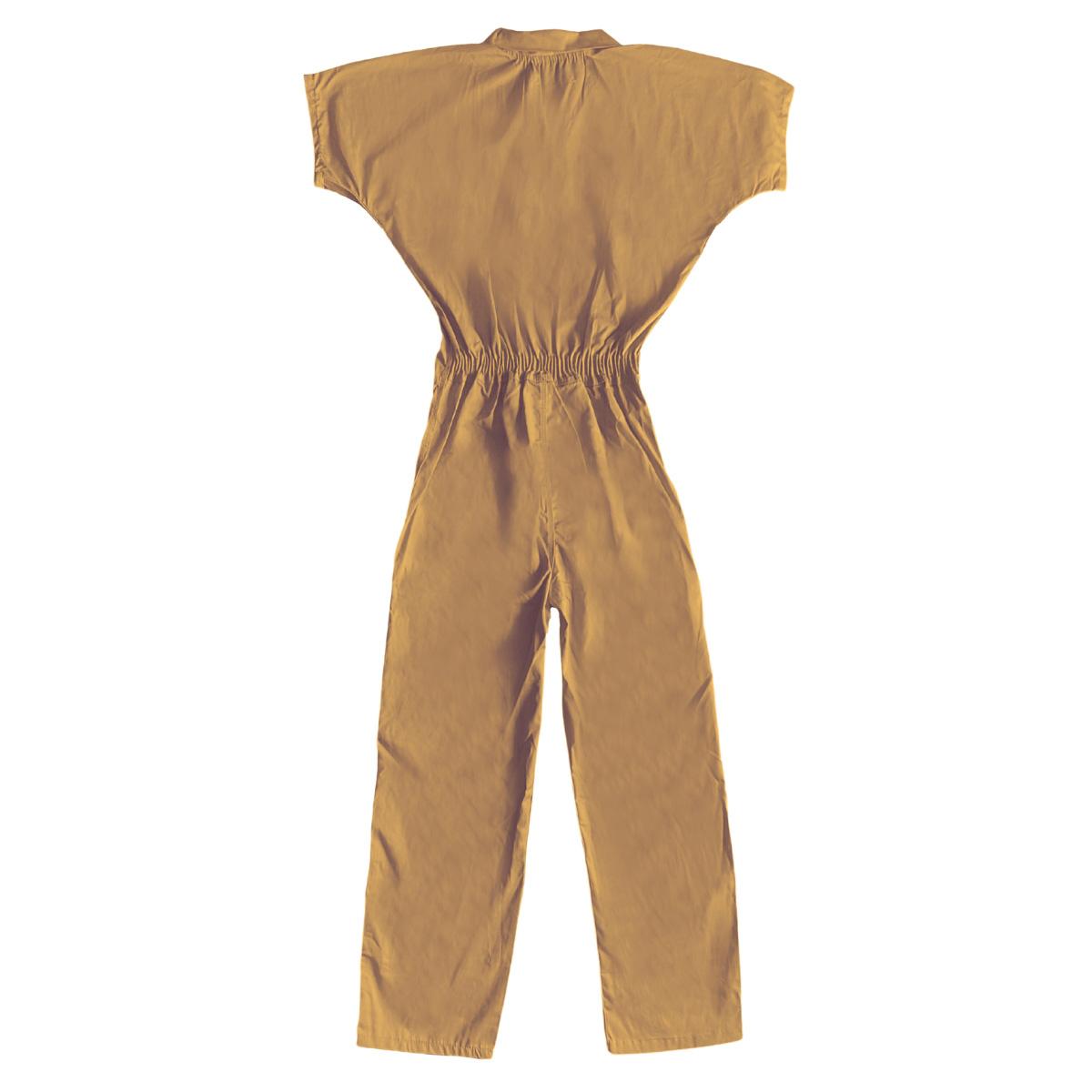 Jumpsuits, Solid Colors, With Pocket, Elastic Waistband
